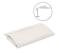&Mode Toile de Rechange/ Tissu de remplacement pour parasol déporté -blanc sable 300 cm Sale504487