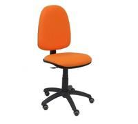 Modèle 04CPBALI308RP Chaise de bureau ergonomique avec mécanisme de contact permanent, réglable en hauteur et roues de parquet Orange