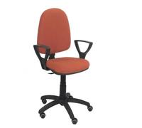 Modèle 04CPBALI363BGOLFRP Chaise de bureau ergonomique avec mécanisme de contact permanent, réglable en hauteur et roues de parquet Orange