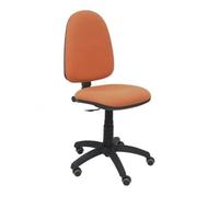 Modèle 04CPBALI363RP Chaise de bureau ergonomique avec mécanisme de contact permanent, réglable en hauteur et roues de parquet Orange