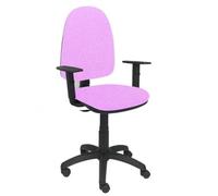 Modèle 04CPBALI82B10 Chaise de bureau ergonomique avec mécanisme de contact permanent et réglable en hauteur Assise et dossier Rose