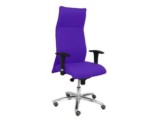 Modèle 206SBALI82 Chaise de bureau ergonomique avec mécanisme synchrone et réglable en hauteur Assise et dossier rembourrés en Noir