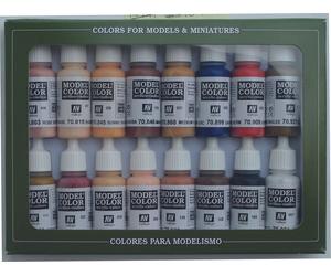 Modèle Couleur Vallejo 70125 Teintes pour le visage et la peau 16 x 17 ml Peinture pour aérographe