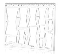 Modèle de découpe en forme de papillon, dimensions 25,4 cm x 19,8 cm, pour guide de fraisage sur bois