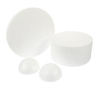 Modèle de Gâteau Rond en Mousse Blanche, Léger pour Mariage | Peut être Poncé, Peint et Collé, Outil DIY pour Entraînement Décoration, Usage Mariage