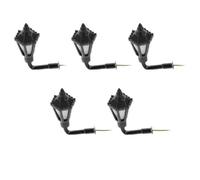 Modèle de Mini Lampe Murale Européenne 3v Noir Lot de 5 Couleur Aléatoire