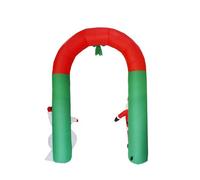 Modèle De Noël Gonflable De 2,4 M - Arche De Noël, Décorations De Noël Gonflables, Adaptées Aux Pelouses Extérieures, Aux Cours Et Aux Jardins