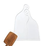 Modèle de routeur pour planches à découper - outil de guide acrylique effacer avec gabarit de poignée | Modèles réutilisables robustes pour les cartes de la charcuterie de bricolage, des plateaux de t