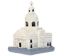 Modèle D'église Décoratif en Résine, Détail Fin pour Maison et École | Ornement de Cathédrale, Design Multifonction, Améliore le Jeu et L'apprentissage, Pièce de Collection
