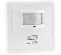 Modèle encastré détecteur de Mouvement PIR à LED 160 °, Circuit à 3 Fils, Blanc