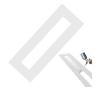 Modèles de stationnement,Pochoirs de parking | Pochoir de bande de stationnement pliable,Traceur de parking, pochoir droit en silicone pour marquage de chaussée, marquage routier, allées