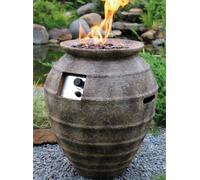 MODENO Insert à gaz Katla anthracite environ. Ø 59xH70 cm