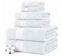 Modern Threads Amrapur Overseas Super Absorbant et séchage Rapide - 600 g/m² - Doux et Pelucheux, Coton, Blanc, 68,6 x 137,2 cm