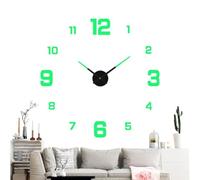 Modern Wall Timepiece - Large Decal Decor, Bedroom Accent Gear | Silent Quartz Engine | Living Room Bedrooms, Numerals Create Wall Clock Accent Decor Item