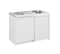MODERNA Kitchenette BOREALE éléments bas 120x60 Blanc Mélaminé
