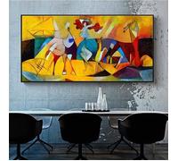 Moderne Abstrait Picasso CéLèBre Peinture Affiches Et Toile Tableau Peinture Murale Art pour Salon Decoration 50x100cm sans Cadre