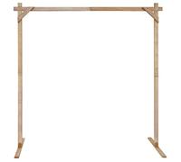 Moderne Arche de mariage Marron Clair 225 x 95 x 226 cm, Arches, treillages & pergolas de jardin @EU59341