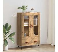 Moderne Armoire haute moderne - Buffet Haut Cuisine, Garde-Manger avec tiroir Chêne artisanal 69,5 x 31 x 115 cm@FR(845869)