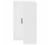 Moderne Armoire mural de cuisine, SWEETY Cabinet cuisine, avec étagère, Blanc 57x57x100 cm BB2181