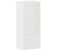 Moderne Armoire murale, meuble haut de salle de bain avec porte TULUM Blanc brillant @EU278584