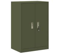 Moderne Buffet bahut - Commode/Buffet salon contemporain - avec stockage Vert olive 60x40x90 cm @EU183170