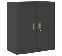 Moderne Buffet bahut - Commode/Buffet salon contemporain - Noir 80x40x90 cm Acier Laminé à Froid @EU987705