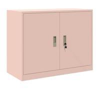 Moderne Buffet bahut - Commode/Buffet salon contemporain - Rose 90x40x70 cm Acier Laminé à Froid @EU582534