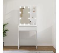 Moderne Coiffeuse avec LED - VIDAXL - blanc 60x40x140 cm 561099