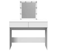Moderne Coiffeuse pour Chambre - jill's - avec LED - blanc 100x40x130 cm CCC481