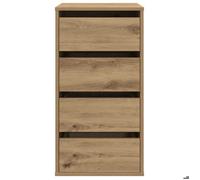 Moderne Commode d'angle BURKE, MEUBLE BAS, chêne artisanal 40x41x76 cm, bois d'ingénierie AA3206