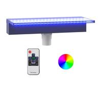 Moderne Déversoir pour cascade avec LED RVB Acrylique 45 cm, Fontaines & cascades @EU45220