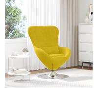 Moderne Fauteuil œuf Fauteuil Club 1 Place,en velours jaune - Fauteuil Tv @FR(497041)