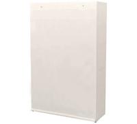 Moderne Garde-robe BURKE, Armoire de chambre, avec rangement, en tissu et bois de pin 110x40x170 cm, AA2073