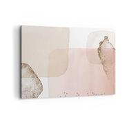 Moderne Impression sur Toile 100x70cm Image Tableau Decoration Murale Abstrait Moderne Pastel Grand Tableaux Decoratifs Muraux Chambre Horizontal Deco Cadre Décoration Salon Art Wall AA100x70-4618