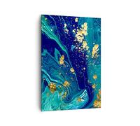 Moderne Impression sur Toile 70x100 cm Abstrait Art - 3831