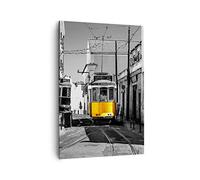 Moderne Impression sur Toile 70x100 cm Architecture Noir et Blanc - 4977