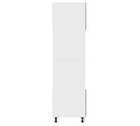 Moderne Meuble micro-ondes ""Lyon"", SWEETY Armoire base de cuisine, Gris Sonoma 60x57x207 cm bois d'ingénierie, BB1289