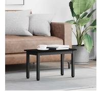Moderne Petite Table basse - Table de Centre Table de Canapé Chêne noir 60 x 30 x 36 cm Bois d'ingénierie@FR(276970)