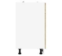Moderne Placard à tiroirs inférieure ""Lyon"", SWEETY Armoire base de cuisine, Chêne Sonoma 80x46x81,5 cm bois d'ingénierie, BB1303
