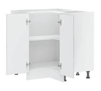 Moderne Placard d'angle de cuisine Kalmar, SWEETY Armoire pour cuisine, gris béton , bois d'ingénierie,, 75.5x75.5x81.5 cm BB564