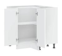 Moderne Placard d'angle de cuisine Porto, SWEETY Meuble bas de cuisine, blanc bois d'ingénierie, 75.5x75.5x81.5 cm BB1085
