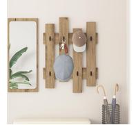 Moderne Porte-manteau mural - Portant à Vêtements avec stockage Chêne artisan 60 x 3 x 82 cm@FR(54998)