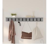 Moderne Porte-manteau mural - Portant à Vêtements Sonoma gris 100 x 10.5 x 10.5 cm@FR(9046331)