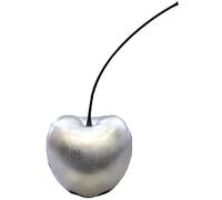 Moderne sculpture Cerise Celebration en céramique en argent Hauteur 42cm Largeur 17cm