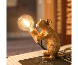 Moderne SELETTI Résine Souris Veilleuses LED E12 Mini Souris Lampes de Table Pour Enfants Chambre Décor À La