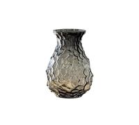 Moderne Vases en Verre Gris martelé, Vase décoratif texturé Moderne for Fleurs Centres de Table(Moyen)