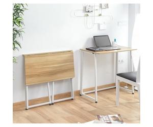 MODEZVOUS - Bureau Pliable Rabattable pour Petit Espace 80 CM