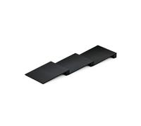 Modifier l'étagère à épices L 137,5 x P 472 x H 26 mm, noir cendrier / couverts en bois
