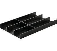 Modify Range-couverts L 300 x P 472 x H 43 mm, frêne noir / Range-couverts en bois