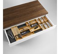 Modify range-couverts set 1200, chêne clair / set de range-couverts en bois
